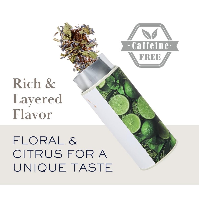 EZR Leaf Lemon Verbena Herbal Tea – Caffeine-Free Relaxing Blend