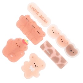 IWOWHERO 6pcs Cartoon Hair Clips for Women Durable Bear Design Hairpins Hair Accessories for Parties Weddings and Everyday Use