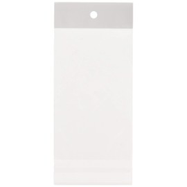 Sanbo OPP Transparent Bags with Header, 30 Micron H-9-15, Pack of 100