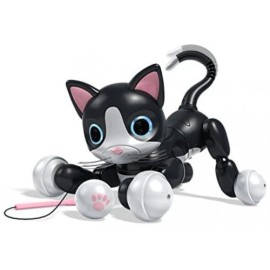 Zoomer Robot Kitty Whiskers Cat Pink Black USB power charger charging Cable Cord