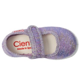 Cienta Kids Shoes Girls 56083 (Infant/Toddler/Little Big Kid) Mary Jane Flat, Purple Unicorn Rainbow, 10.5