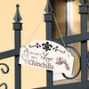 Sign Chinchilla Decoration 20 x 10 cm - All you