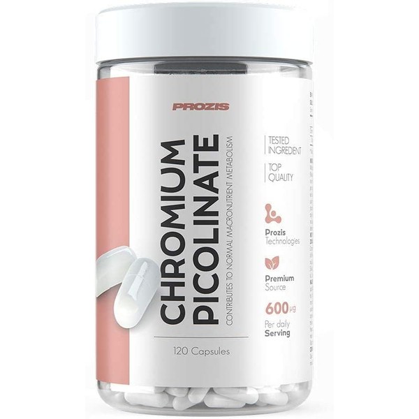 Prozis Chromium Picolinate 600 mcg 120 capsule - cromo picolinato naturale in compresse