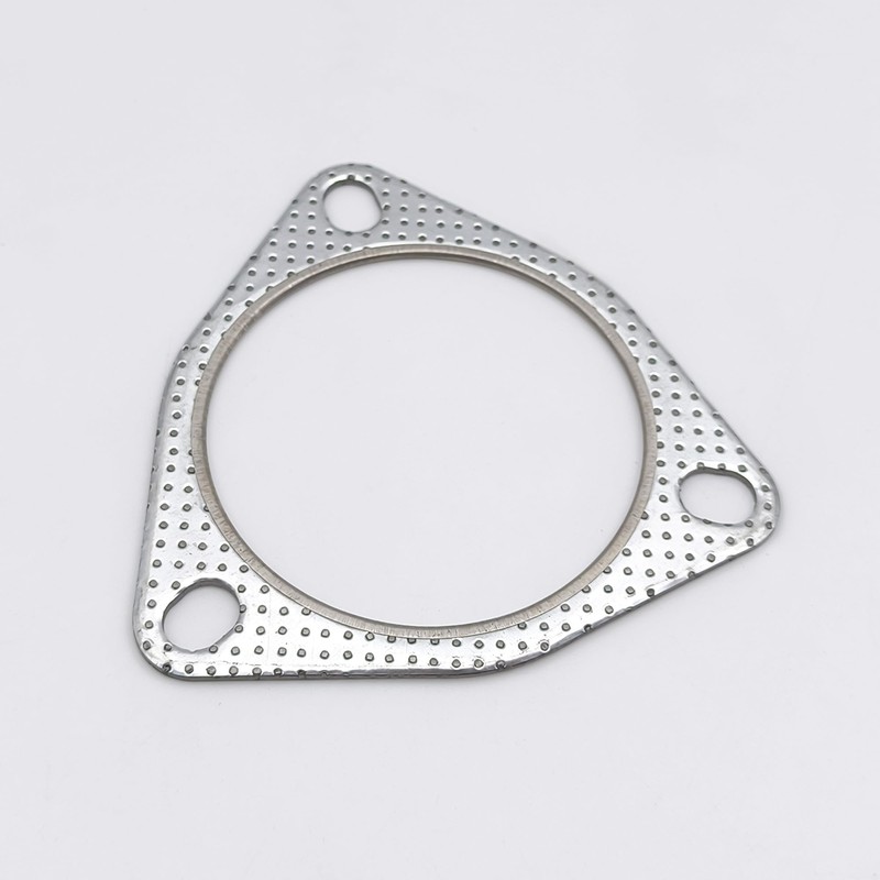 YGQ 3.5 Inch Exhaust Gasket 3-Bolt 89.5mm Muffler Flange Header