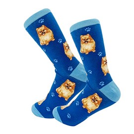 E&S Imports Pet Lover Socks - All Season - One Size Fits Most - for Women and Men – Cat and Dog Gifts, Pomeranian Gifts - Socks, One Size