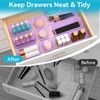 ElegantArray 12-Piece Drawer Organizer Set, 4 Sizes Versatile Plastic Vanity