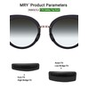 Mryok Replacement Nose Pieces Nose Pads for Oakley Frogskins Range/Hybrid/HSTN/Top