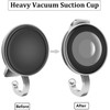 Soap Dish for Shower, Suction Cup Soap Holder with 4