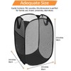 Durable Collapsible Laundry Baskets, Upgrade Foldable Pop Up Hamper for