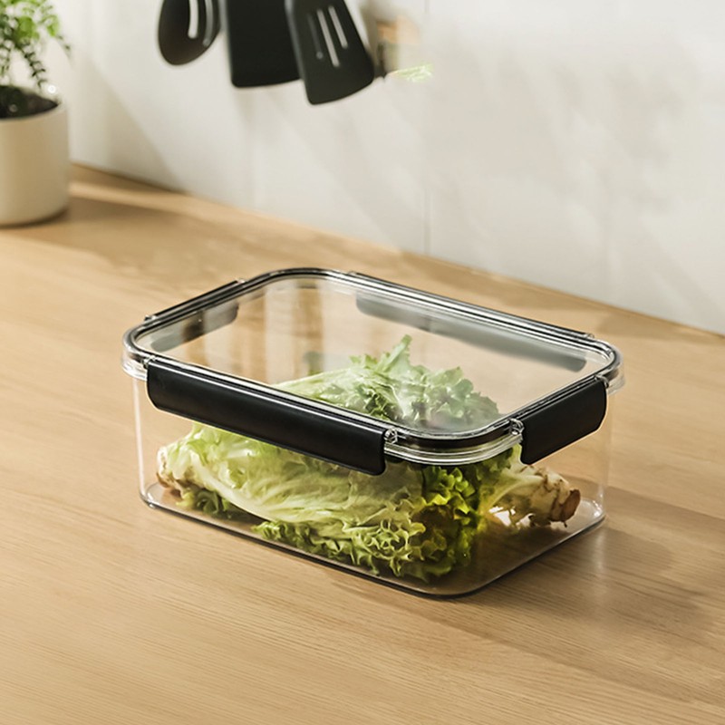 Refrigerator Storage Box Sealed Large Capacity Fridge Organizing Box for