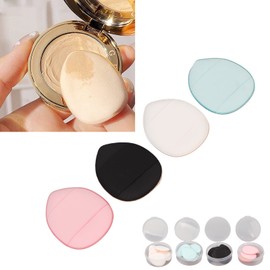 Face Powder Puff, 20 Piezas Mini Dedo Tamaño Forma 4 Colores Cosmético Puff Maquillaje Esponjas Puffs Blenders Esponjas para Contornear para Maquillaje Delicado para Contorno