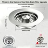 3 in 1 Kitchen Sink Stopper, Pop Up Kitchen Sink