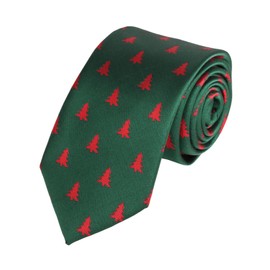 Alizeal Mens 7.5cm Handmade Christmas Pattern Party Necktie, 019