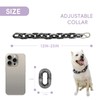 Funny Dog Collar, Plastic, Imitates Chains，Cute Collar for Medium and