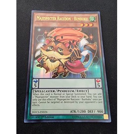 Majespecter Raccoon - Bunbuku - DOCS-EN026 - Dimension of Chaos - Ultra Rare - 1st Edition