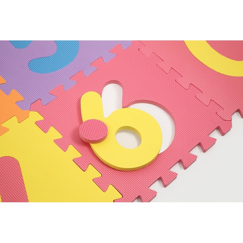 27-061 Extra Thick EVA Puzzle Mat, Number Series, Floor Heating