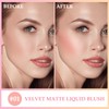 Boobeen Liquid Blush Velvet Cream Blush Makeup Matte Soft Gel
