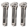 3pcs Compact Multitool Mini Wrench, Zinc Alloy Compact Multifunctional Silver