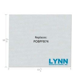 Lynn Manufacturing Replacement Buck Stove Fiber Baffle Board, Model 51 and 74, POBPFB74, Single, 2677A