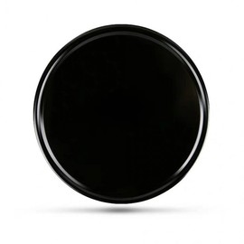 Non-slip round gel pad 80mm black(a) 17ea