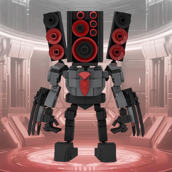 SUINHE Speaker Toilet Man, Speaker Man, Speaker Toilet Building Blocks,