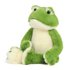 Muiteiur 17.7 Inch Plush Frog Stuffed Animal, Cute Frog Soft Toy with White Belly, Gift for Kids Girlfriend