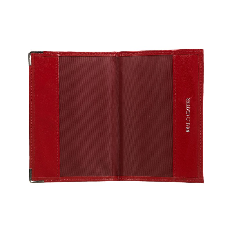 Lizzy Real Leather Hot Pink UK Passport Holder with Free