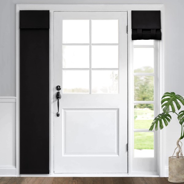 HOMEIDEAS Side Door Window Curtains, Front Door Curtains for Small