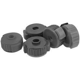 5pcs Yootones Drum Quick Release Nut Remove Cymbals Screw Cap for Flush Base Stands, Drum Wiper, Drum Kit , Plastic Material Black