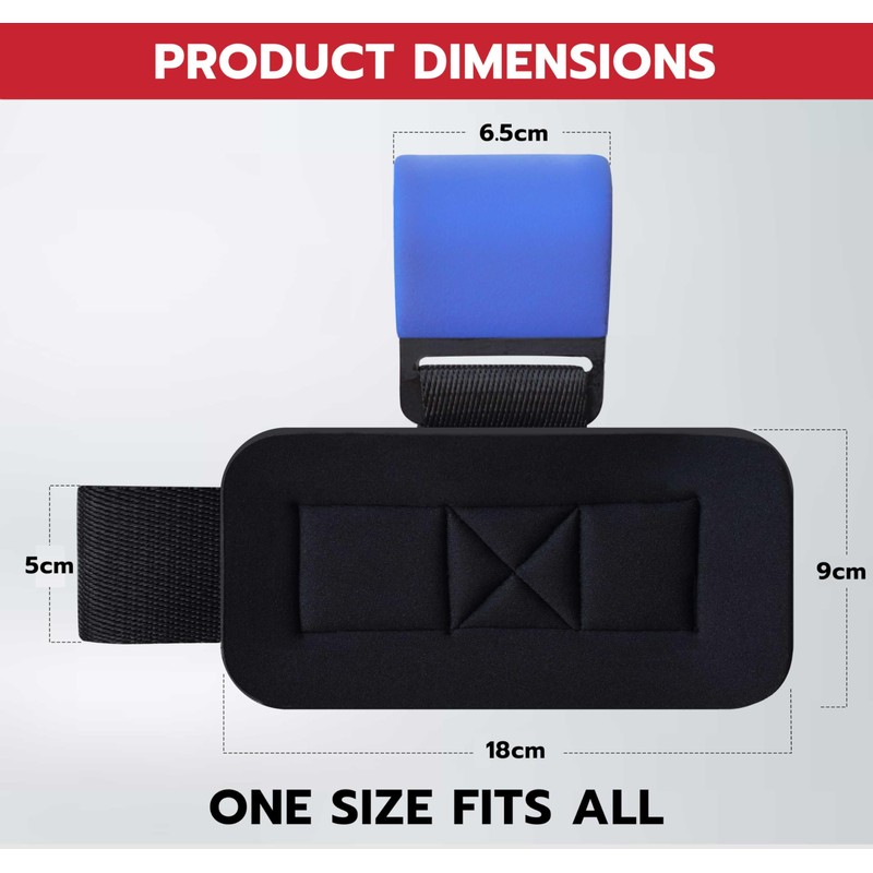 AQF Weight Lifting Hooks Straps, Non-Slip Rubber Coating Grips 8mm