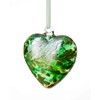 May Emerald 8cm Birthstone Glass Heart