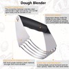 Dough Blender -Stainless Steel Pastry Cutter Set, Pastry Blender +