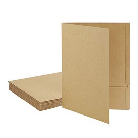 10pcs Kraft Paper Folder Set A4 File Folder File Folder Ring Binder File Folder Set File Folder Paper Collector for Office Conference Business