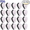 Lotfancy 40PCS Large Snap On Replacement Electrode Pads For TENS