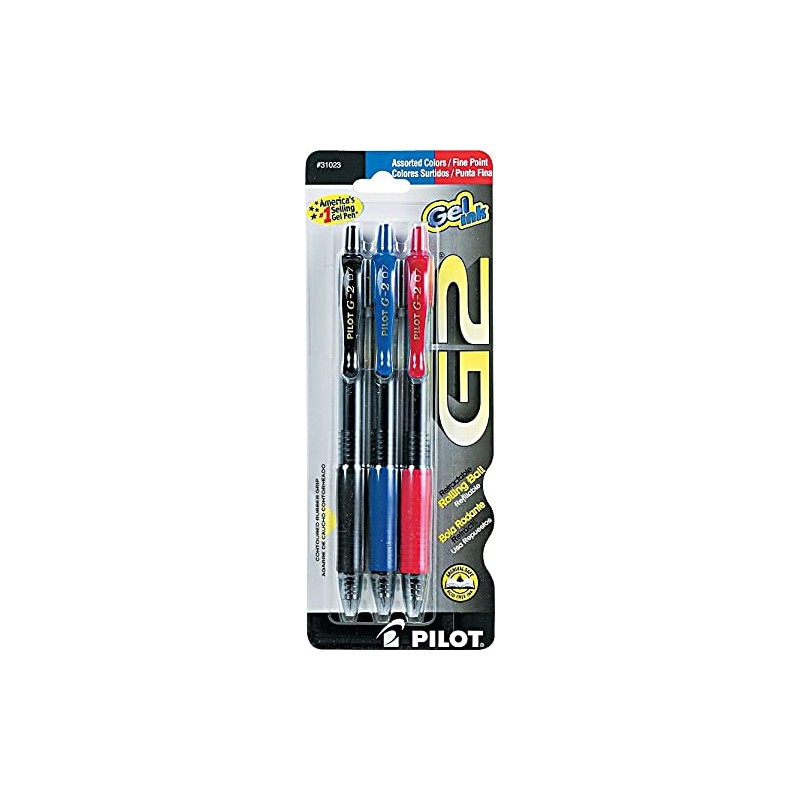 Pilot G2 Premium Gel Roller Pens, Fine Point, Gel Ink
