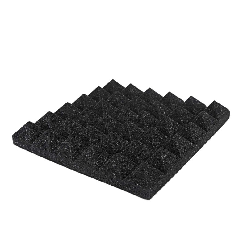 Aswalling Charcoal Acoustic Foam Tiles Soundproofing Foam Panels Studio Sound