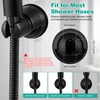 Hibbent Vacuum Suction Cup Shower Head Holder, Removable Showerhead Bracket,