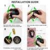 JUSTOP Dome Dummy CCTV Camera Outdoor/Indoor Waterproof With Reality LED