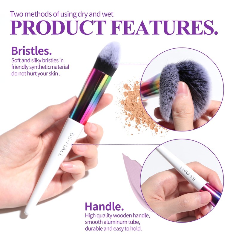 BS-MALL Makeup Brushes Makeup Tools Kit Premium Synthetic Powder Foundation