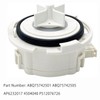 Dishwasher Drain Pump ABQ75742501 Replacement, Compatible with LG LDFN4542W LDT5678ST