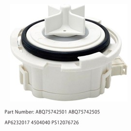 Dishwasher Drain Pump ABQ75742501 Replacement, Compatible with LG LDFN4542W LDT5678ST LDB4548ST LDTS5552S LDFN3432T LDFN343LS ADFD5448AT LDPN6761T LDP6810BD SKSDW2402P LDF5678SS LDT5678BD LDP6809SS