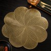 FAVE Luxury Gold Round Table Mats Set of 6 15