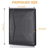 Leather Portfolio Folder Padfolio, Business Padfolio Organizer Document Planner Portfolio