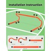 GHB 10 Pack 8" Agility Hurdles Speed Agility Training Hurdles,