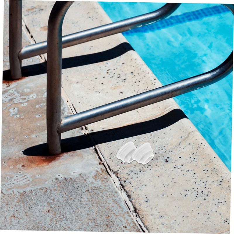 IWOWHERO Pool Ladder Bumper Caps 2 Pack Durable End Caps