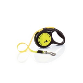 flexi Neon Retractable Dog Lead - 5 m (Large), XS