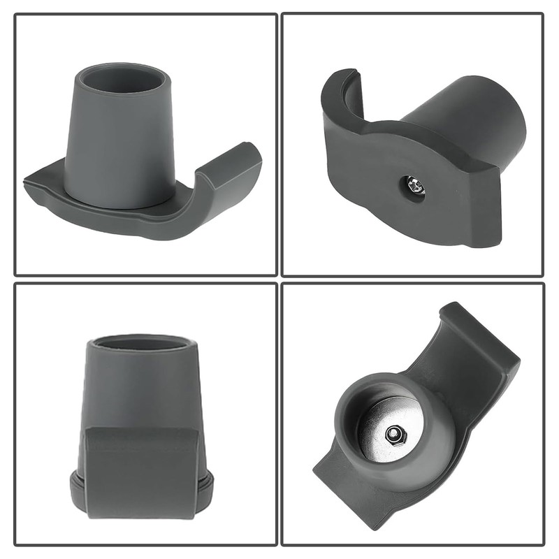 4 Pcs Walker Glide Skis Rubber Universal Walker Ski Glides