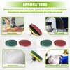 EPLZON 4 Inch Scrub Drill Brush Power Scouring Pads Household