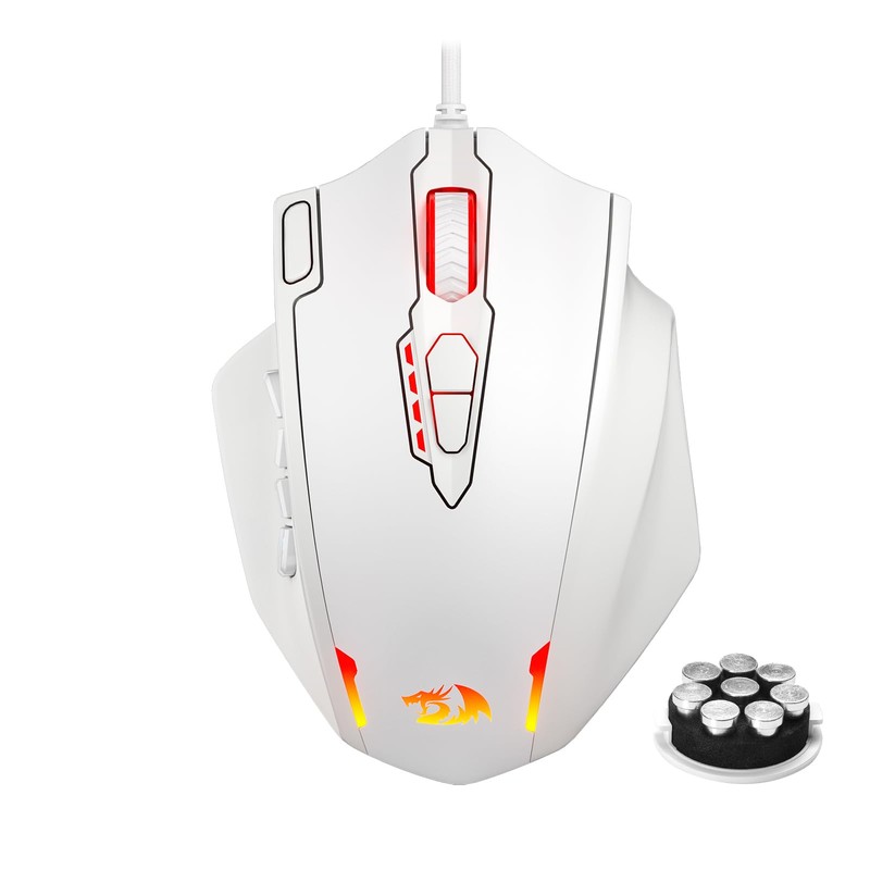 Redragon M908 Impact RGB LED MMO Mouse with Side Buttons
