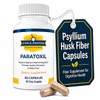 Paratoxil - Psyllium Husk Fiber Capsules for Gut Cleanse -